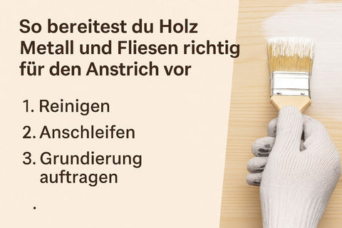garfik zur richtigen vorarbeit und grundierung für holz, metall und fliesen