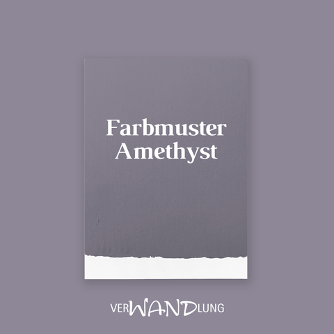 Farbmuster Amethyst von VerWANDlung.