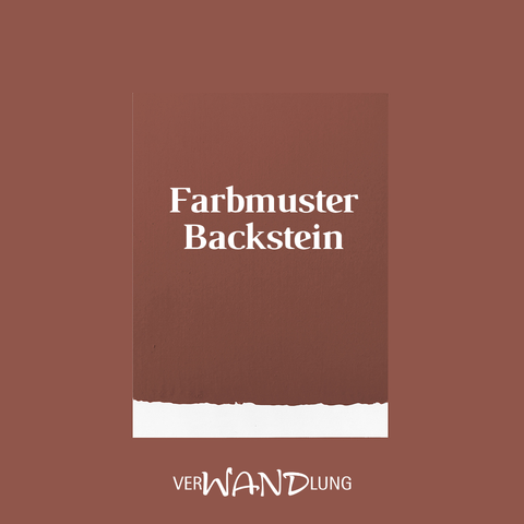 Farbmuster Backstein von VerWANDlung.