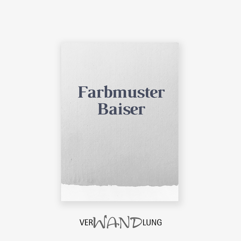Farbmuster Baiser von VerWANDlung.  
