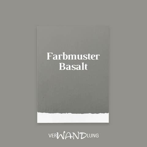 Farbmuster Basalt von VerWANDlung.