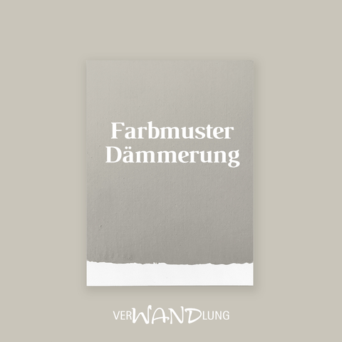 Farbmuster Dämmerung von VerWANDlung.