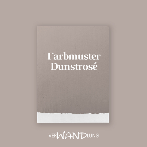 Farbmuster Dunstrsé von VerWANDlung.