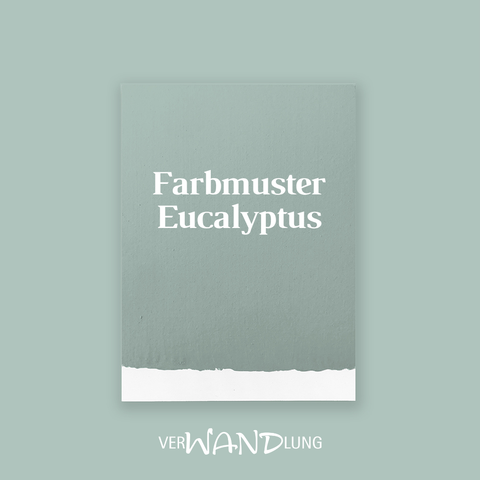 Farbmuster Eucalyptus von VerWANDlung.  