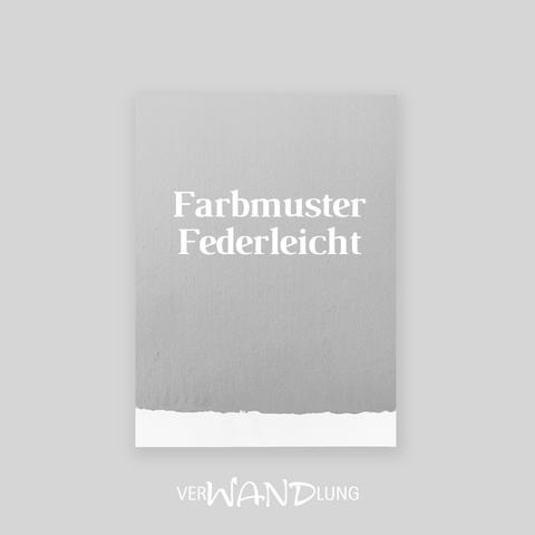 Farbmuster Federleicht von VerWANDlung.
