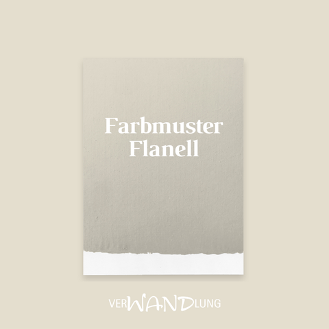 Farbmuster Flanell von VerWANDlung.