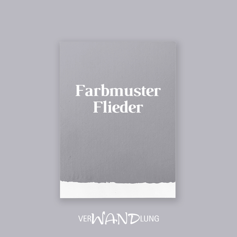 Farbmuster Flieder von VerWANDlung.