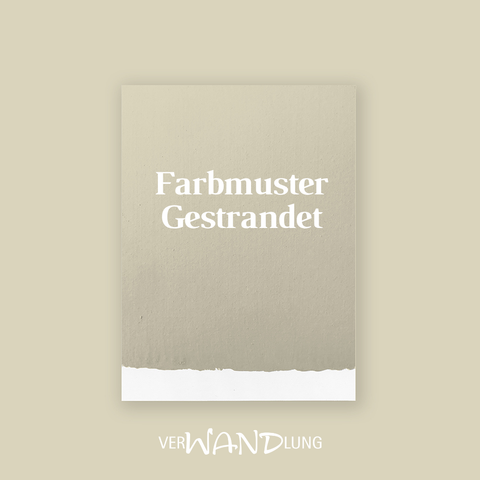 Farbmuster Gestrandet von VerWANDlung.