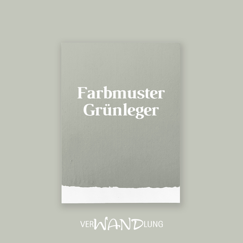 Farbmuster Grünleger von VerWANDlung.