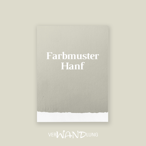 Farbmuster Hanf von VerWANDlung.  