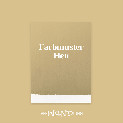 Farbmuster Heu von VerWANDlung.