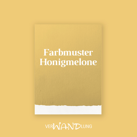 Farbmuster Honigmelone von VerWANDlung.