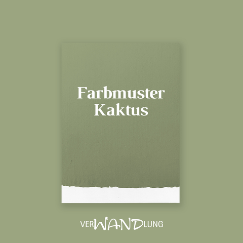 Farbmuster Kaktus von VerWANDlung.  