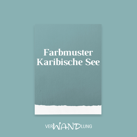 Farbmuster Karibische See von VerWANDlung.  