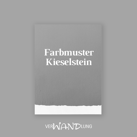 Farbmuster Kieselstein von VerWANDlung.