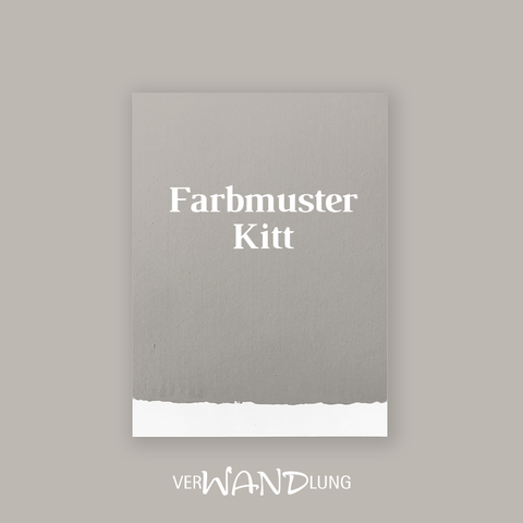 Farbmuster Kitt von VerWANDlung.