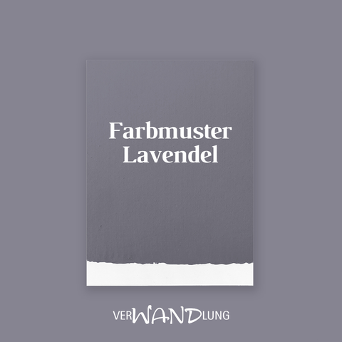 Farbmuster Lavendel von VerWANDlung.