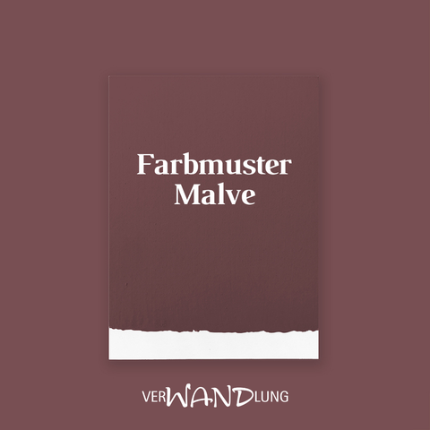 Farbmuster Malve von VerWANDlung.