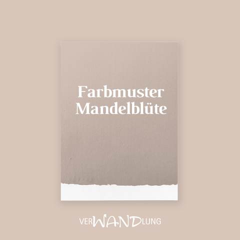 Farbmuster Mandelblüte von VerWANDlung.