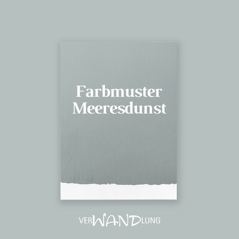Farbmuster Meeresdunst von VerWANDlung.  