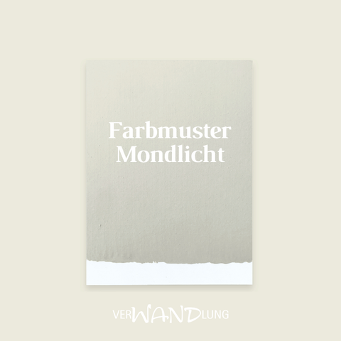 Farbmuster Mondlicht von VerWANDlung. 