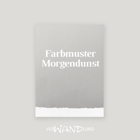 Farbmuster Morgendunst von VerWANDlung.