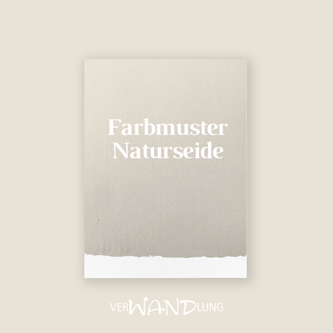Farbmuster Naturseide von VerWANDlung.