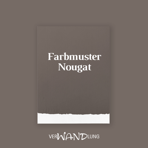 Farbmuster Nougat von VerWANDlung.