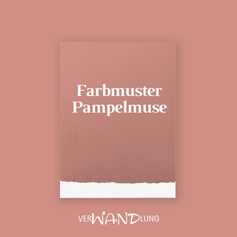 Farbmuster Pampelmuse von VerWANDlung.