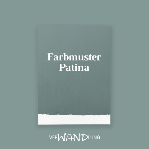 Farbmuster Patina von VerWANDlung.  