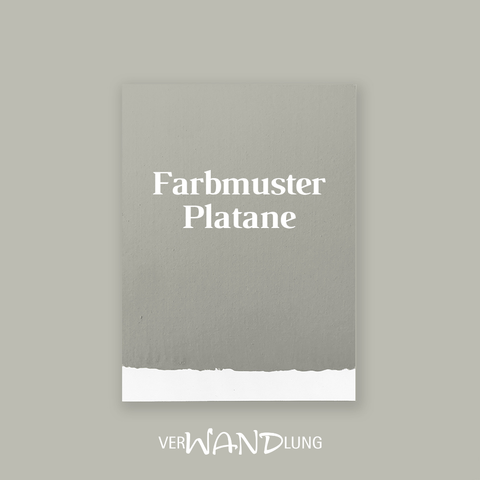 Farbmuster Platane von VerWANDlung.  