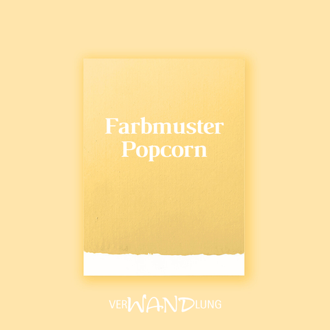 Farbmuster Popcorn von VerWANDlung.  