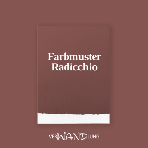 Farbmuster Radicchio von VerWANDlung.