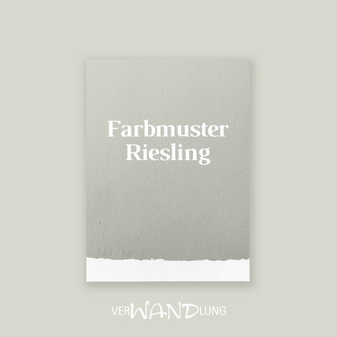 Farbmuster Riesling von VerWANDlung.  