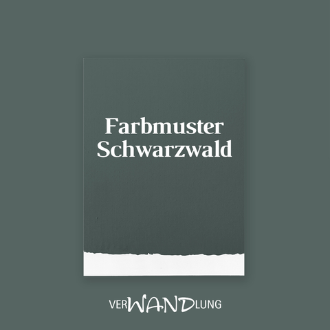 Farbmuster Schwarzwald von VerWANDlung.  
