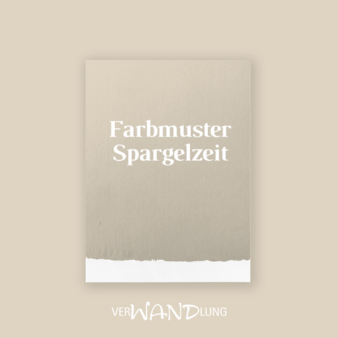 Farbmuster Spargelzeit von VerWANDlung.  