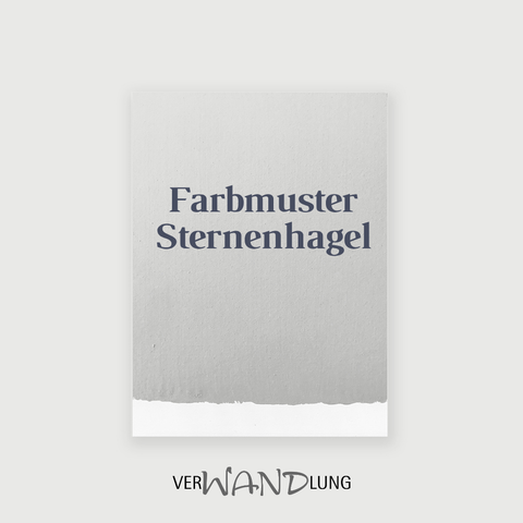 Farbmuster Sternenhagel von VerWANDlung.  