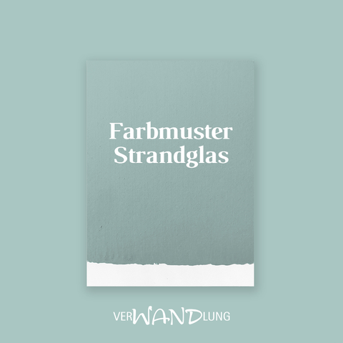 Farbmuster Strandglas von VerWANDlung.  