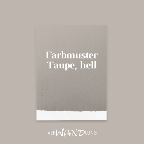 Farbmuster Taupe,hell von VerWANDlung