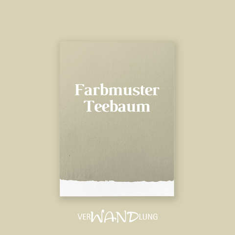 Farbmuster Teebaum von VerWANDlung.  