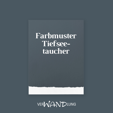 Farbmuster Tiefseetaucher von VerWANDlung.