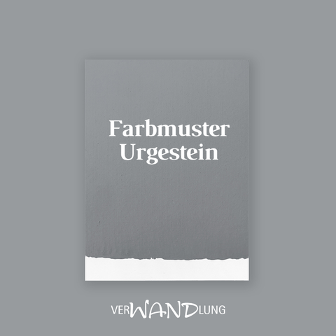 Farbmuster Urgestein von VerWANDlung.