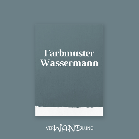 Farbmuster Wassermann von VerWANDlung.  