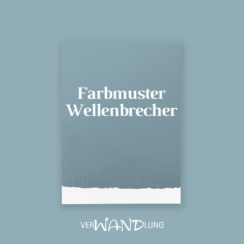 Farbmuster Wellenbrecher von VerWANDlung.  