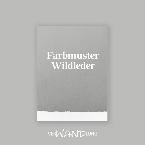 Farbmuster Wildleder von VerWANDlung.