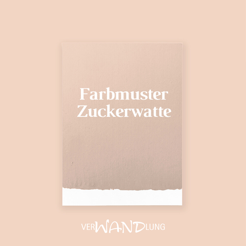 Farbmuster Zuckerwatte von VerWANDlung.