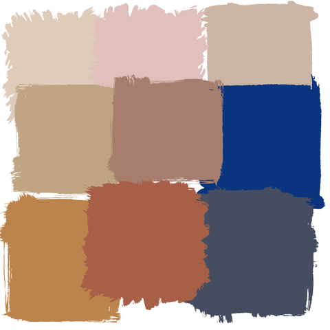 Farbkollektion der Flow Colours von VerWANDlung.