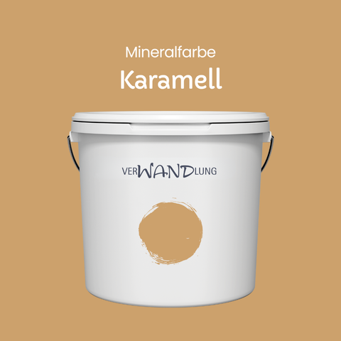 Mineralfarbe Karamell von VerWANDlung.  