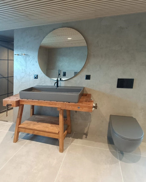 Fugenloses Badezimmer in Eigenleistung