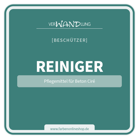 Reiniger und Pflegemittel für Beton Ciré zur schonenden Reinigung und Pflege fugenloser Oberflächen.